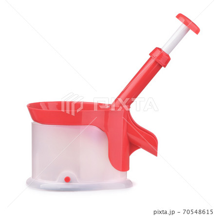 Cherry pitter with stone catcher container 70548615