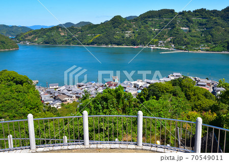 多島美風景　御手洗　歴史が見える丘公園より 70549011