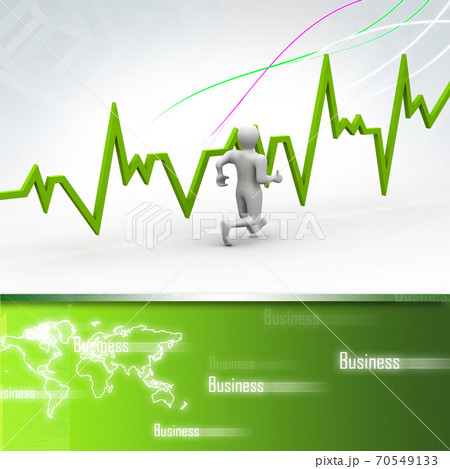 Running men with heart beat graph Running men with heart beat graph 70549133