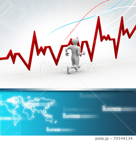 Running men with heart beat graph Running men with heart beat graph 70549134