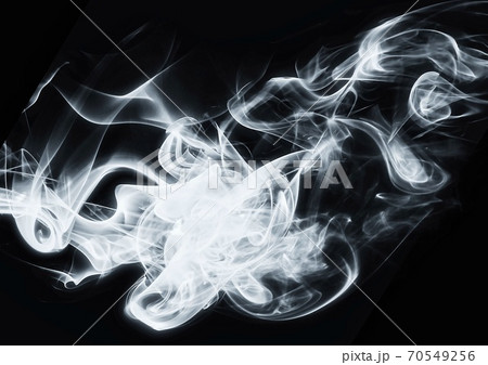 抽象的な煙のイラスト素材