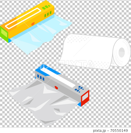 キッチンペーパー、アルミホイル、ラップ 70550149