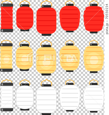 提灯のイラストセット 70550154