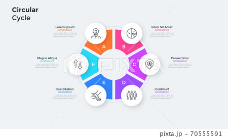 Modern Infographic Vector Template 70555591