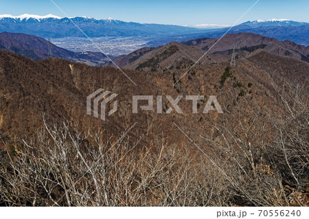 清八山から見る南アルプス・北アルプス・八ヶ岳 70556240