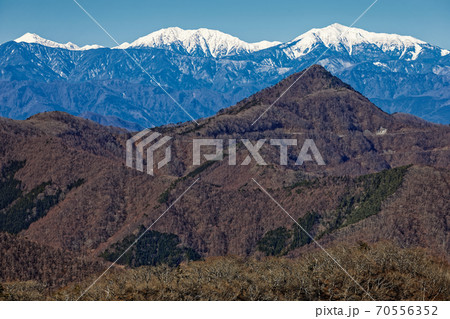 清八山から見る釈迦ヶ岳と荒川岳・赤石岳・聖岳 清八山から見る釈迦ヶ岳と荒川岳・赤石岳・聖岳 70556352