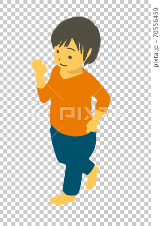 Isometric vector illustration of a cute toddler... - Stock Illustration ...