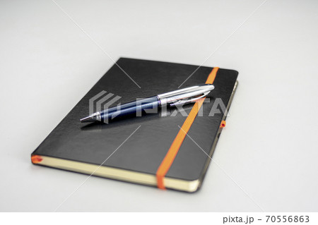 Notepad with blue modern pen 3 70556863
