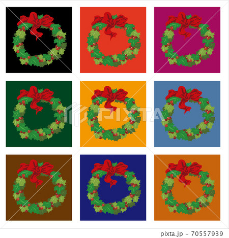 クリスマスのリースのベクター画像 クリスマスのリースのベクター画像 70557939