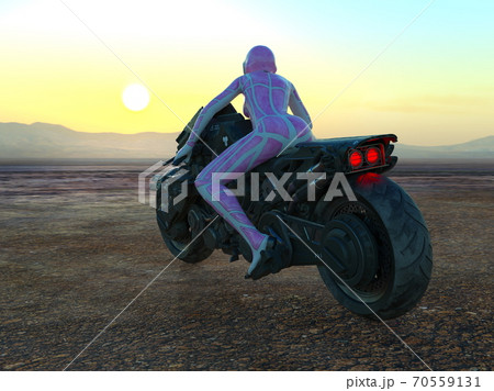 女性ライダー 70559131