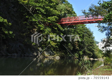 定山渓二見吊橋 70559143