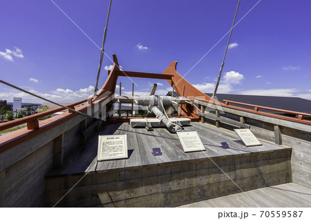 平城京跡歴史公園　朱雀門ひろば　復元遣唐使船　奈良県奈良市 70559587