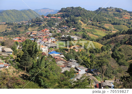 Satikhiri village in northern thailand: rural scenery 70559827