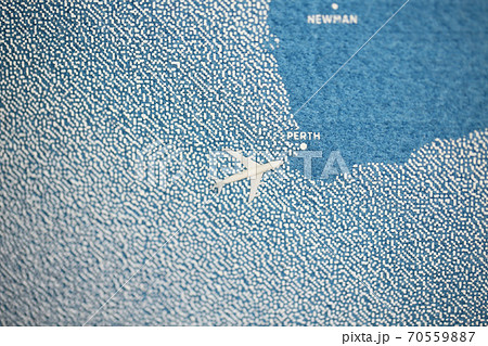 travel painted map with the plane travel painted map with the plane 70559887