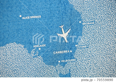 travel painted map with the plane travel painted map with the plane 70559890