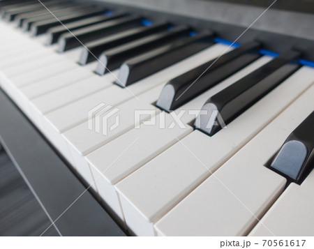 Piano key close up 70561617