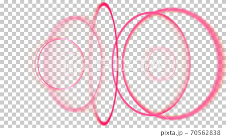 CGサークル　回転する複数のリング 70562838