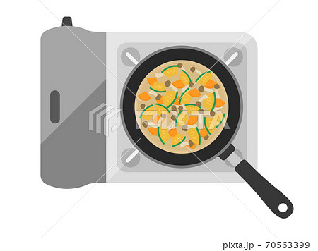 鍋に入った味噌汁のイラスト 鍋に入った味噌汁のイラスト 70563399