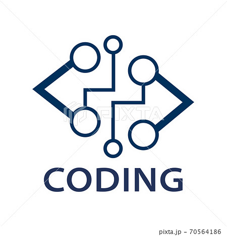 Vector logo of coding and it companies 70564186