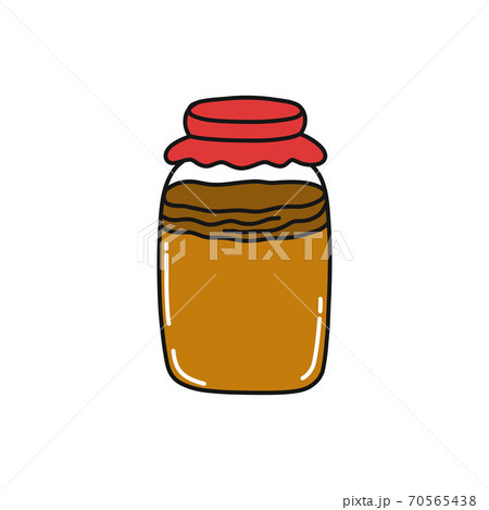 kombucha drink doodle icon, vector color kombucha drink doodle icon, vector color 70565438