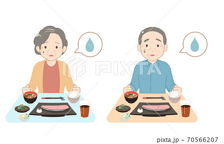 苦手な料理が出る シニア(線無し) 苦手な料理が出る シニア(線無し) 70566207