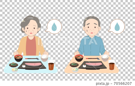 苦手な料理が出る シニア(線無し) 苦手な料理が出る シニア(線無し) 70566207