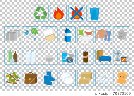 Garbage separation list 70570109