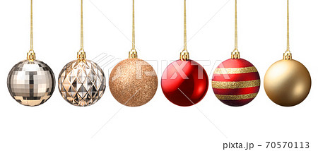 クリスマスツリーのボール状のオーナメント クリスマスツリーのボール状のオーナメント 70570113