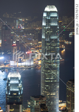 29 Sept 2007 Close up of the office building at night , hong kong 29 Sept 2007 Close up of the office building at night , hong kong 70570712