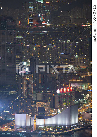 29 Sept 2007 Close up of the office building at night , hong kong 29 Sept 2007 Close up of the office building at night , hong kong 70570715
