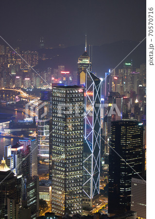 29 Sept 2007 Close up of the office building at night , hong kong 29 Sept 2007 Close up of the office building at night , hong kong 70570716