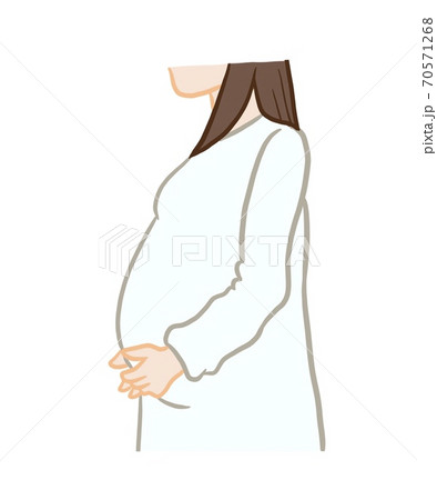 妊婦のイラスト 70571268