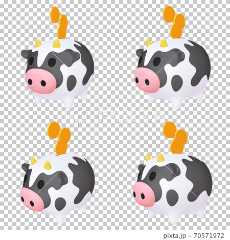 錢插圖材料牛存錢罐和硬幣(1)4件套切工收藏 錢插圖材料牛存錢罐和硬幣(1)4件套切工收藏 70571972