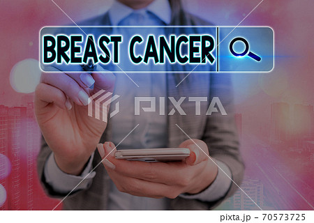 Writing note showing Breast Cancer. Business photo Writing note showing Breast Cancer. Business photo 70573725