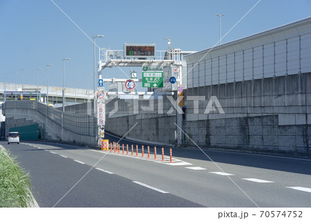 阪神高速6号大和川線三宅西入口付近・横構図 阪神高速6号大和川線三宅西入口付近・横構図 70574752