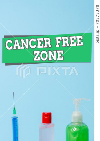 Word writing text Cancer Free Zone. Business 70575378