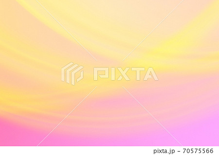 抽象的背景 ピンク色 オレンジ色系 緩やかな曲線の写真素材
