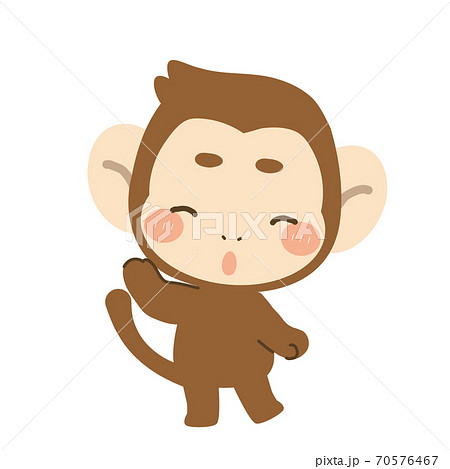 困り顔のサルくん 70576467