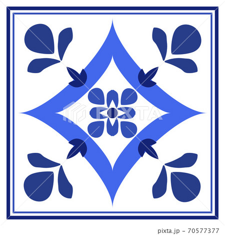 Azulejos portuguese traditional ornamental tile 70577377