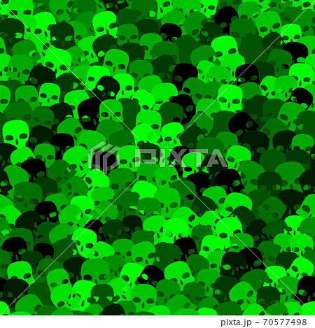 Funny seamless toxic green scull pattern... - Stock Illustration [70577498]  - PIXTA