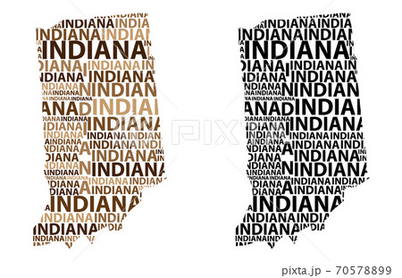 Indiana map 70578899