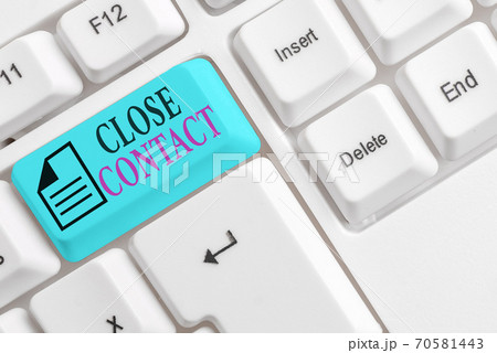 Word writing text Close Contact. Business concept Word writing text Close Contact. Business concept 70581443