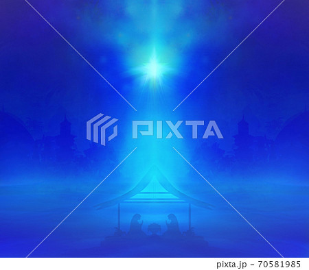 Birth of Jesus in Bethlehem. 70581985