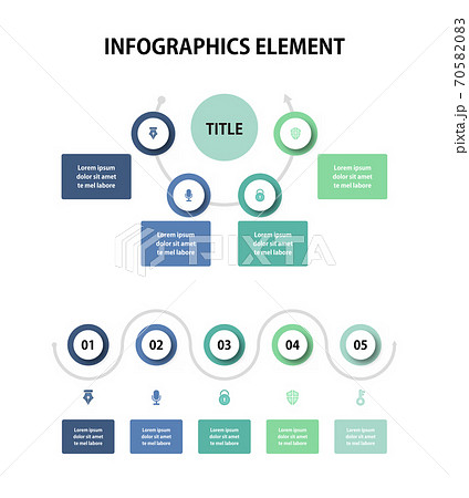 テキスト 年表 ラベルのイラスト素材 70582083 Pixta