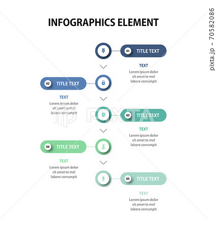 テキスト 年表 ラベルのイラスト素材
