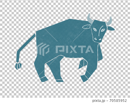 牛のイラスト 牛のイラスト 70585952