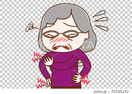 一位年老的婦女,全身乾燥,發癢,並且難以抗拒 一位年老的婦女,全身乾燥,發癢,並且難以抗拒 70588242