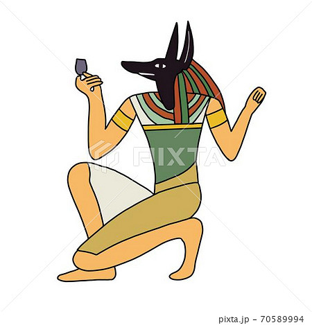 古代エジプトのアイコンイラスト 70589994