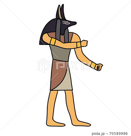 古代エジプトのアイコンイラストのイラスト素材