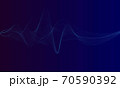 abstract blue digital equalizer, vector of sound wave pattern elemen 70590392